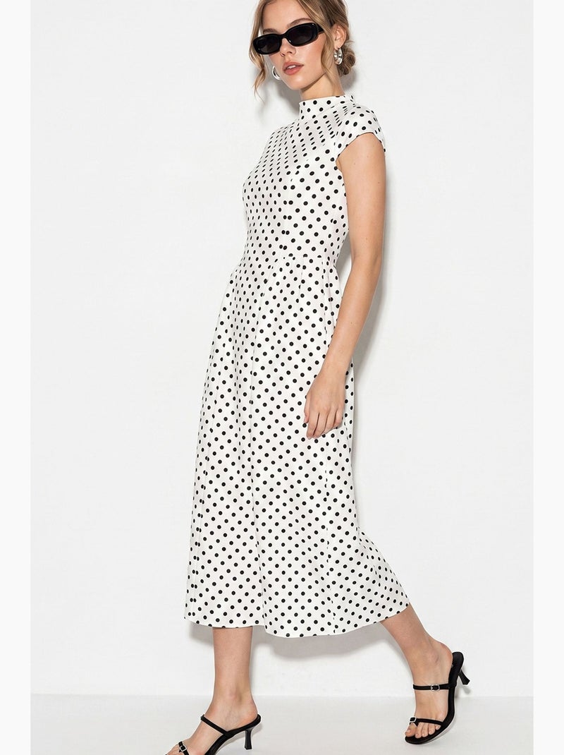 Vestido midi lucci Branco sujo - Kiabi