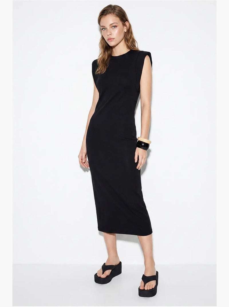 Vestido midi lucci Preto - Kiabi