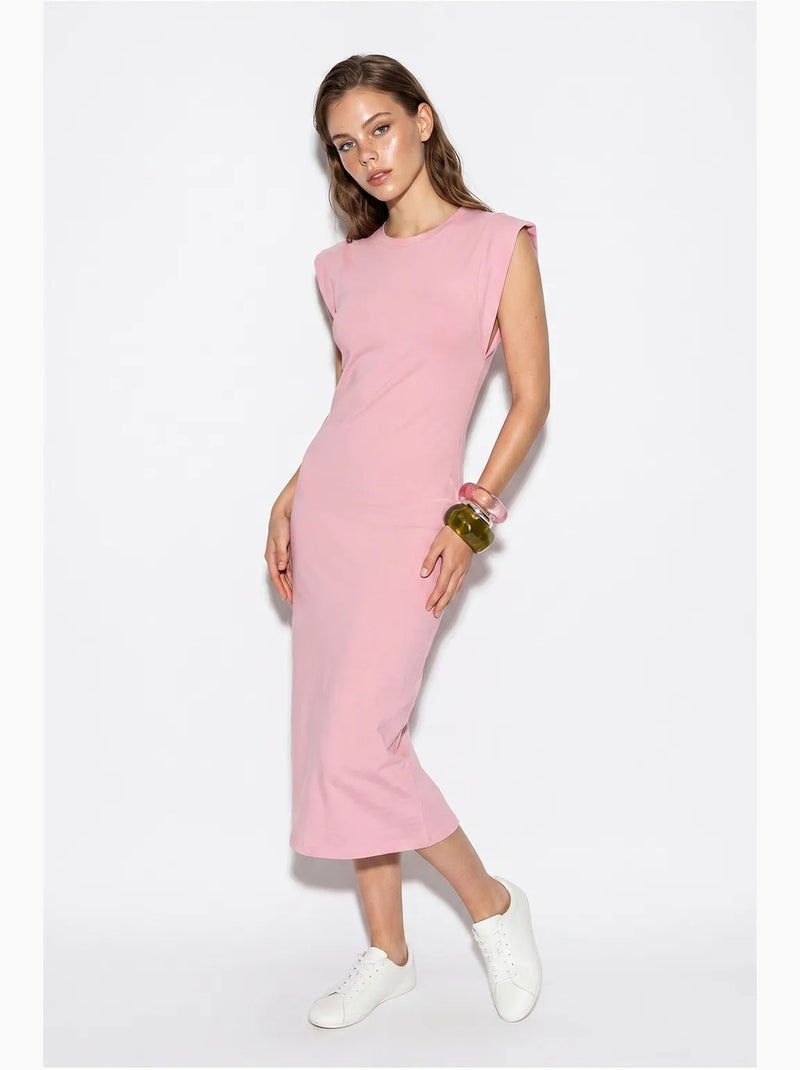 Vestido midi lucci Rosa-claro - Kiabi