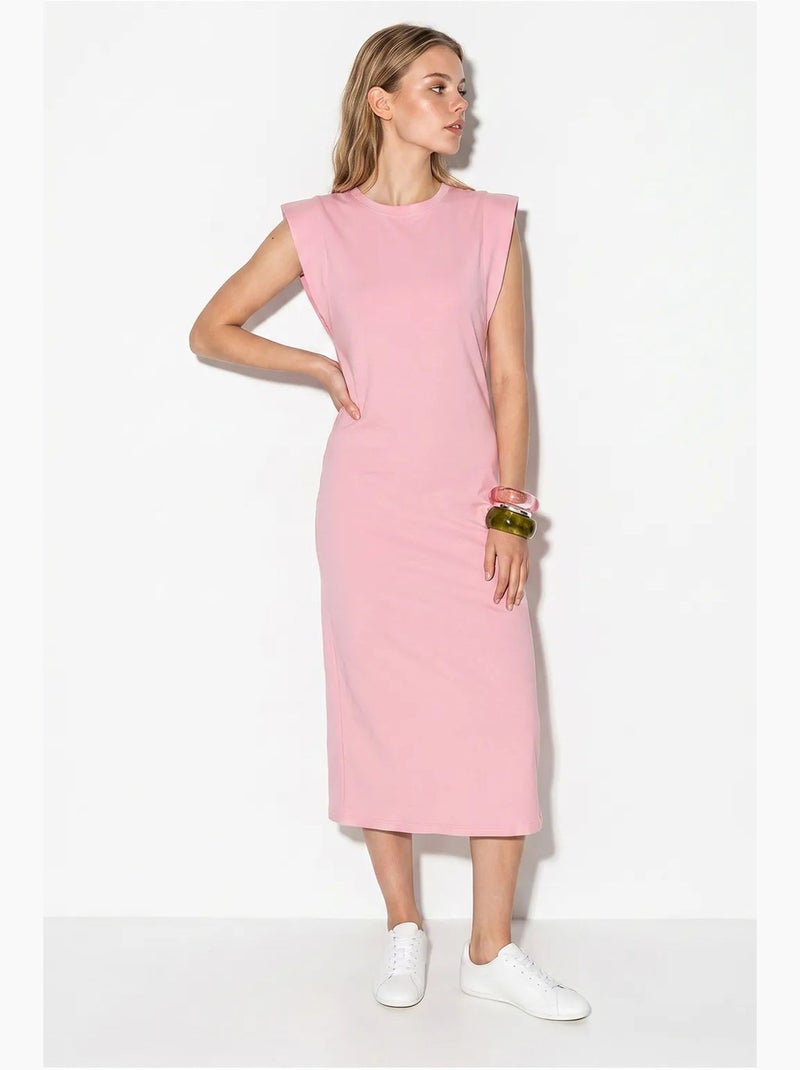 Vestido midi lucci Rosa-claro - Kiabi