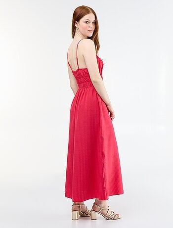Vestido midi smock