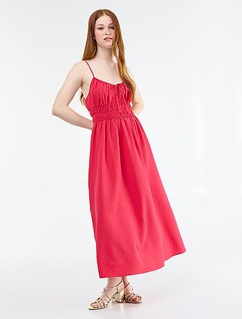 Vestido midi smock