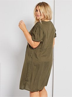 Vestido midi soltinho - Kiabi