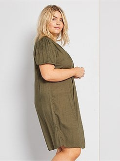 Vestido midi soltinho - Kiabi