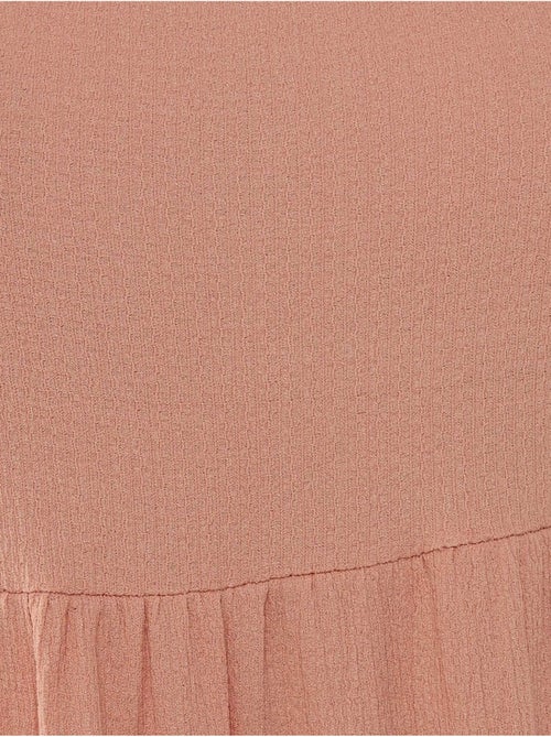 Vestido midi texturado em formato A - Kiabi Vestido midi texturado em formato A - Kiabi