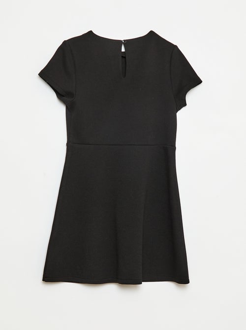 Vestido Milano com corte evasé e mangas curtas - Kiabi