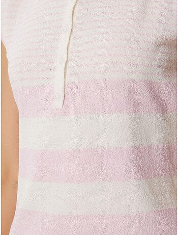 Vestido mini bodycon em malha às riscas istanbul