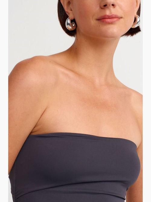 Vestido mini bodycon sem alças dilvin - Kiabi