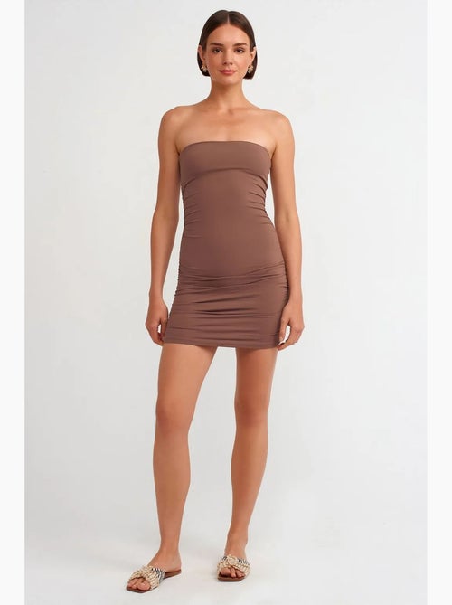 Vestido mini bodycon sem alças dilvin - Kiabi Vestido mini bodycon sem alças dilvin - Kiabi