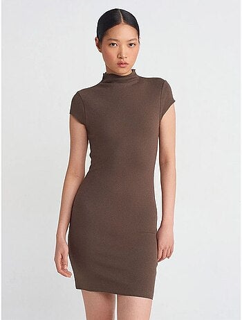 Vestido mini bodycon sem costuras dilvin