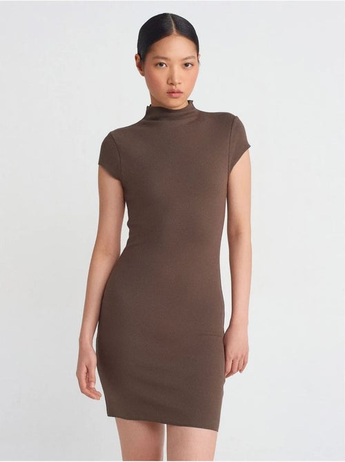 Vestido mini bodycon sem costuras dilvin - Kiabi