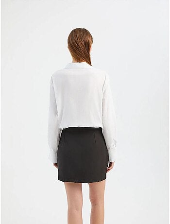 Vestido mini camisola combinado hiccup