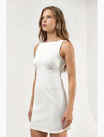 Vestido mini com detalhe nas costas hiccup