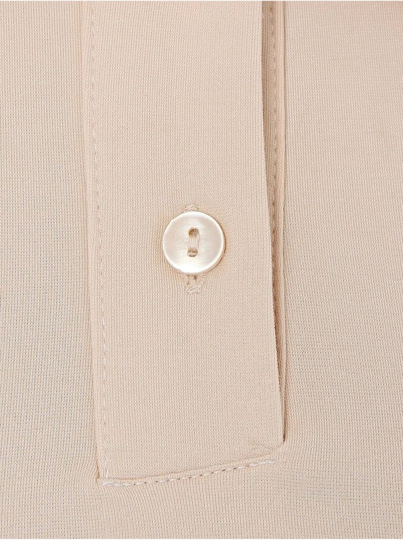 Vestido mini com detalhes de botões hiccup Bege natural - Kiabi