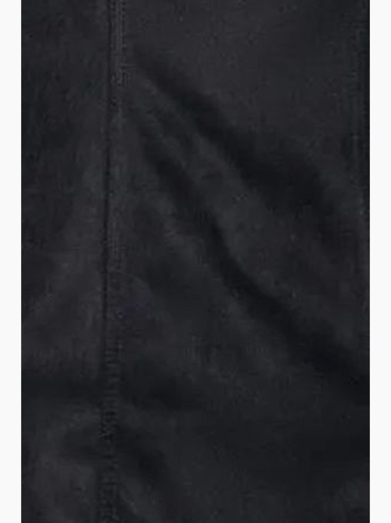 Vestido mini em pele sintética sem mangas dilvin Preto - Kiabi