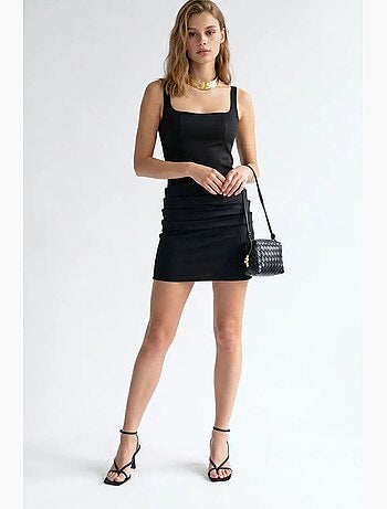Vestido mini justo feminino mixray