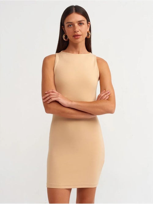 Vestido mini justo sem mangas dilvin - Kiabi