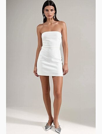 Vestido mini sem alças hiccup