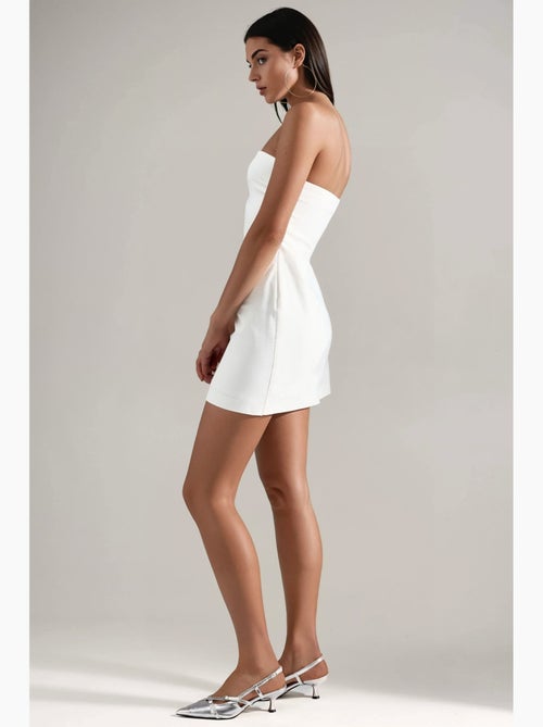 Vestido mini sem alças hiccup - Kiabi Vestido mini sem alças hiccup - Kiabi