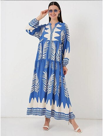 Vestido modesto com padrão autêntico bdart