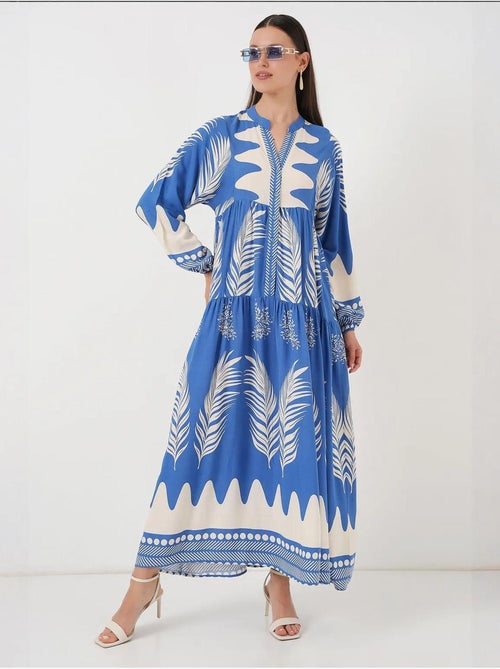 Vestido modesto com padrão autêntico bdart - Kiabi Vestido modesto com padrão autêntico bdart - Kiabi