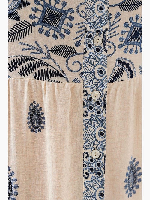 Vestido modesto com padrão autêntico bdart - Kiabi Vestido modesto com padrão autêntico bdart - Kiabi