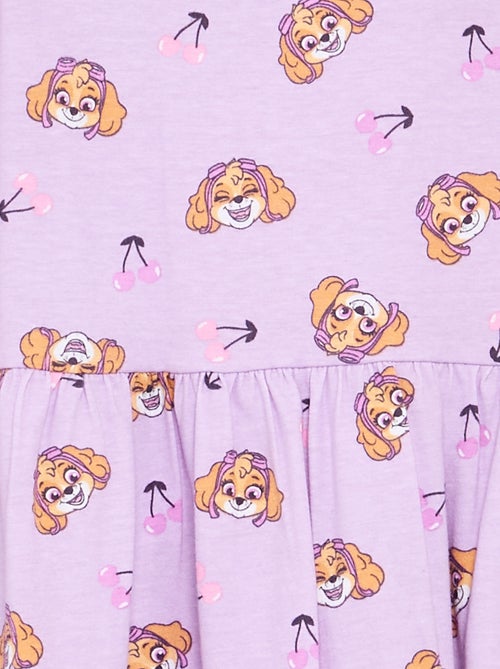 Vestido \'Patrulha Pata\' em jérsei estampado com alças - Kiabi