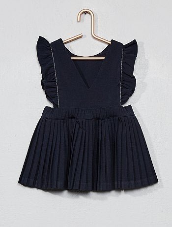 Vestido plissado 2 em 1 - Kiabi