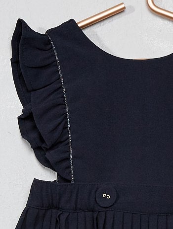 Vestido plissado 2 em 1 - Kiabi