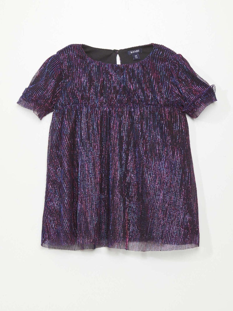 Vestido plissado VIOLETA - Kiabi