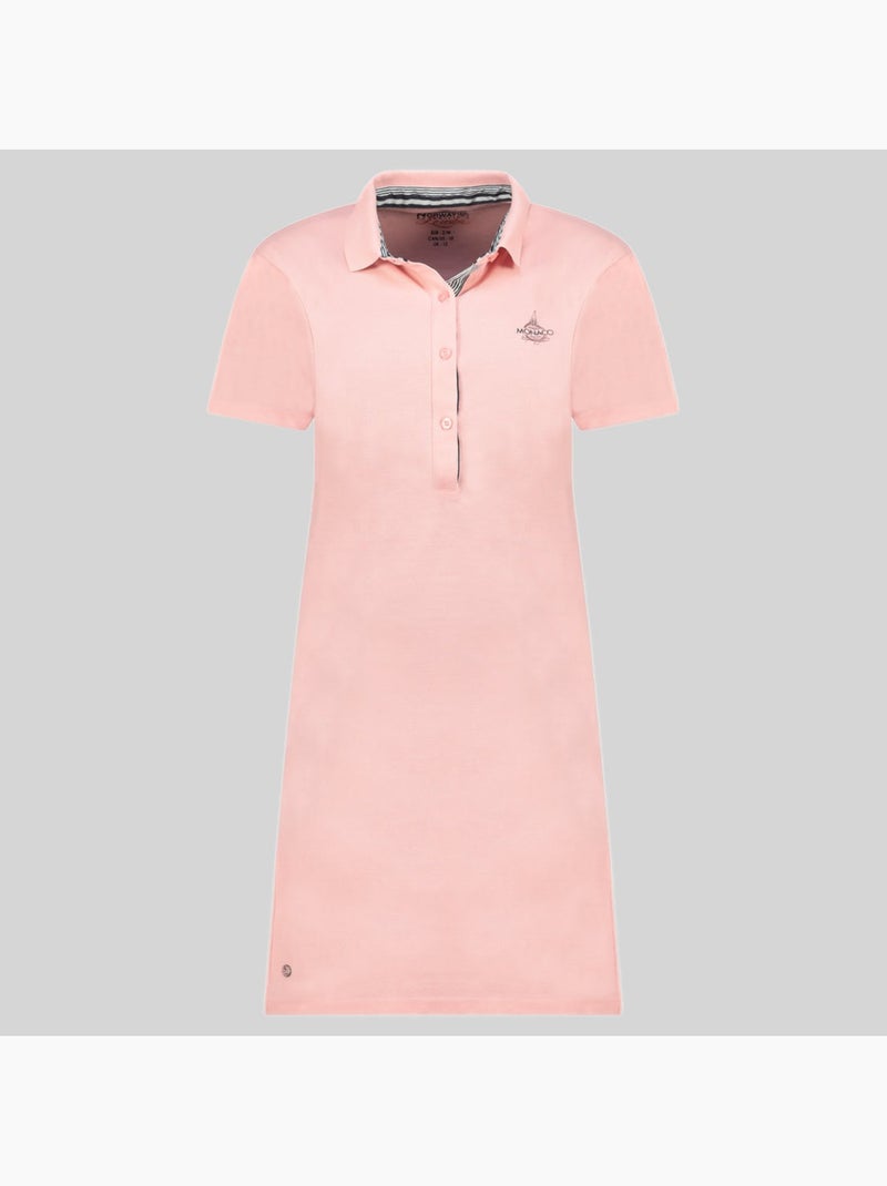 Vestido polo kandra – geographical norway Rosa-claro - Kiabi