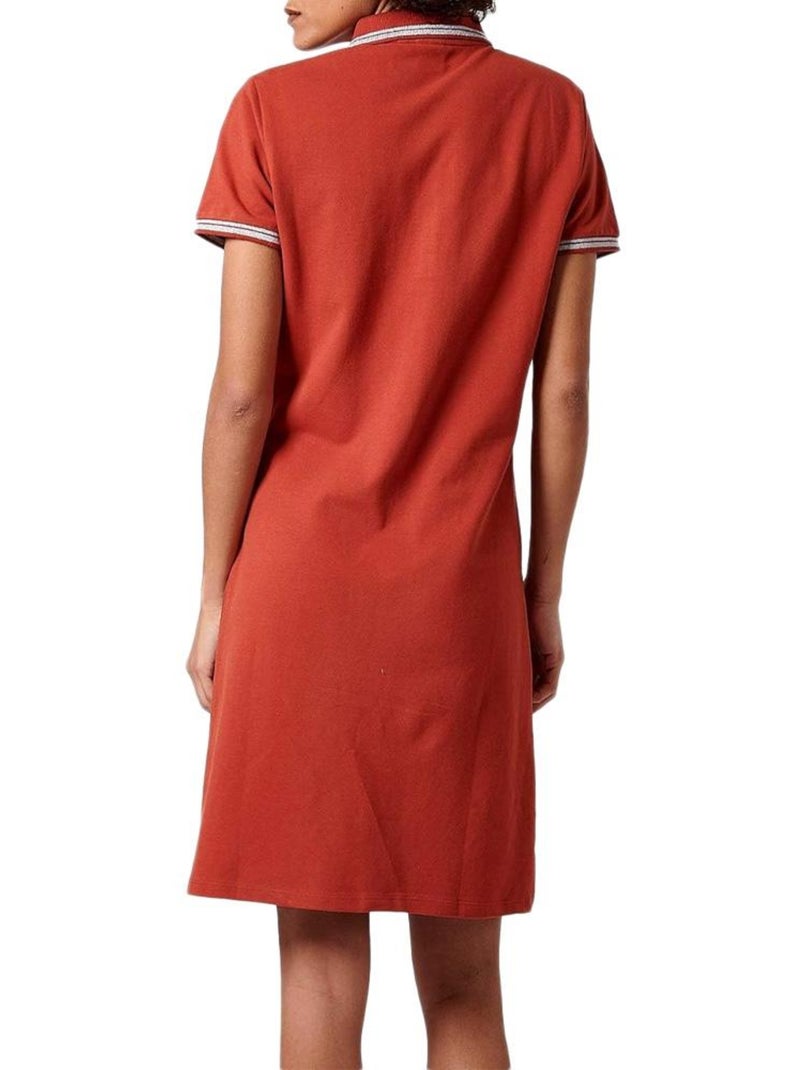 Vestido Polo Terracota para Mulher Kaporal JULIX Castanho-tabaco - Kiabi