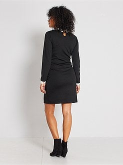 Vestido pré-mamã com gola claudine - Kiabi