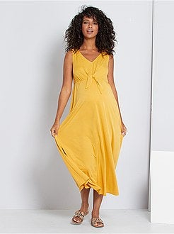 Vestido pré-mamã comprido - Kiabi