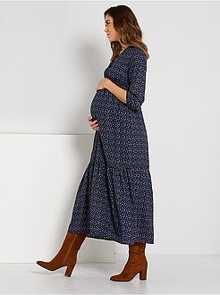 Vestido pré-mamã comprido - Kiabi