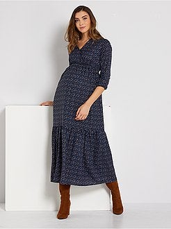 Vestido pré-mamã comprido - Kiabi