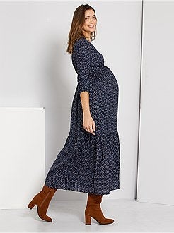 Vestido pré-mamã comprido - Kiabi