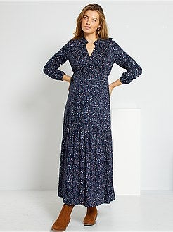 Vestido pré-mamã comprido - Kiabi