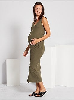 Vestido pré-mamã comprido - Kiabi