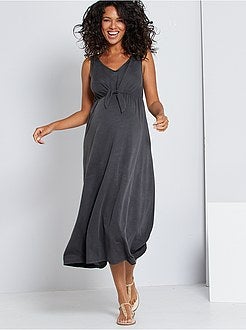 Vestido pré-mamã comprido - Kiabi