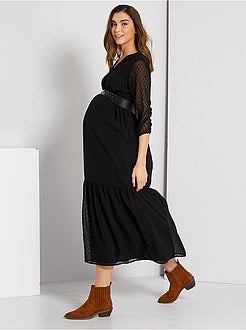 Vestido pré-mamã comprido - Kiabi