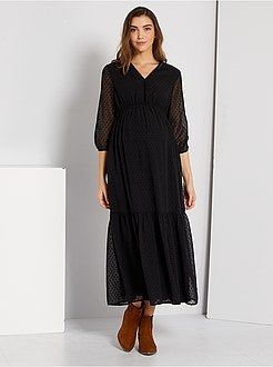 Vestido pré-mamã comprido - Kiabi