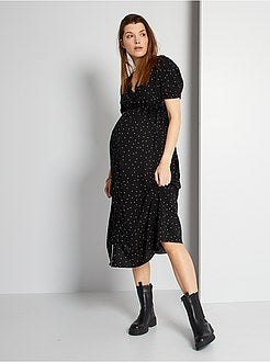 Vestido pré-mamã comprido - Kiabi