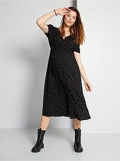 Vestido pré-mamã comprido - Kiabi