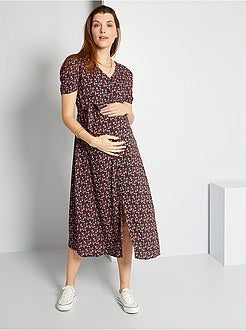 Vestido pré-mamã comprido - Kiabi