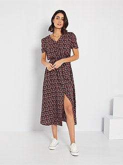 Vestido pré-mamã comprido - Kiabi