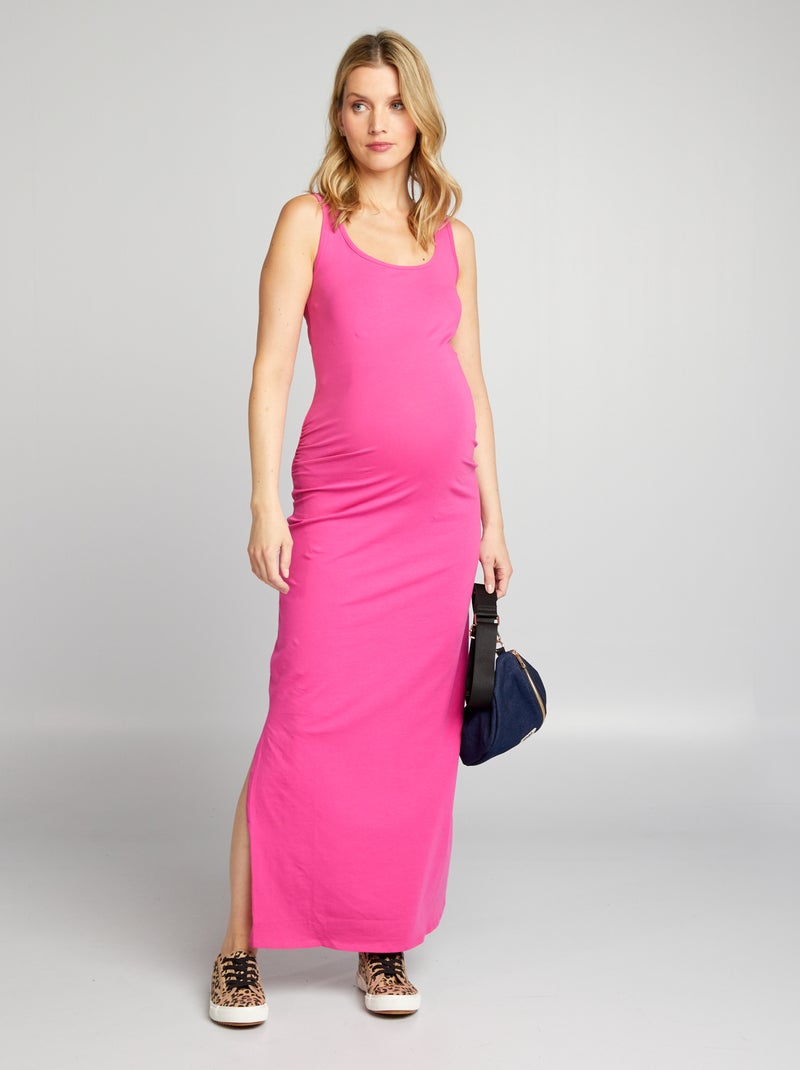 Vestido pré-mamã comprido ROSA - Kiabi