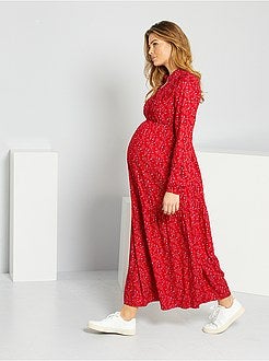 Vestido pré-mamã comprido - Kiabi