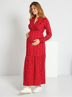 Vestido pré-mamã comprido - Kiabi