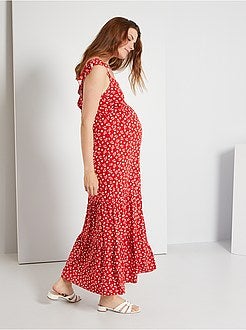 Vestido pré-mamã comprido - Kiabi